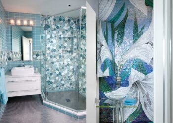 Gạch Mosaic ốp phòng tắm đẹp nhất 2021