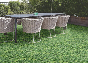 Nên sử dụng gạch đồng tâm 40×40 cho không gian nào?