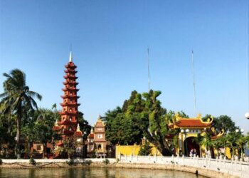 Khám phá nét độc đáo kiến trúc xây dựng chùa Trấn Quốc