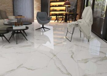 5 mẫu gạch lát nền màu trắng cho phòng khách đẹp tinh tế